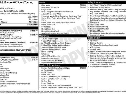 Used 2024 Buick Encore GX Sport Touring w/ Experience Buick Package AWD/4WD image 6
