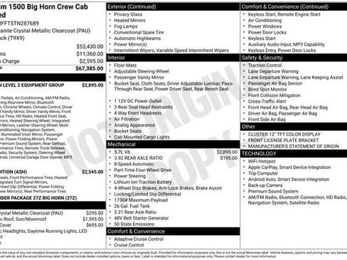New 2026 RAM 1500 Big Horn AWD/4WD image 15