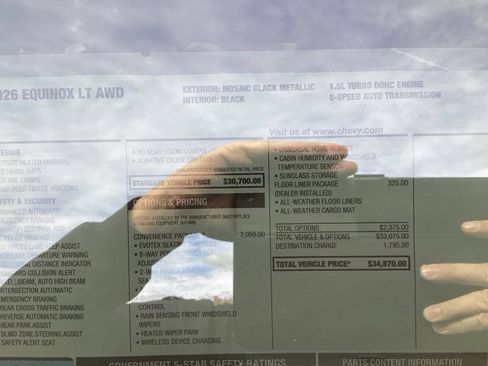 New 2026 Chevrolet Equinox LT w/ Convenience Package II image 14