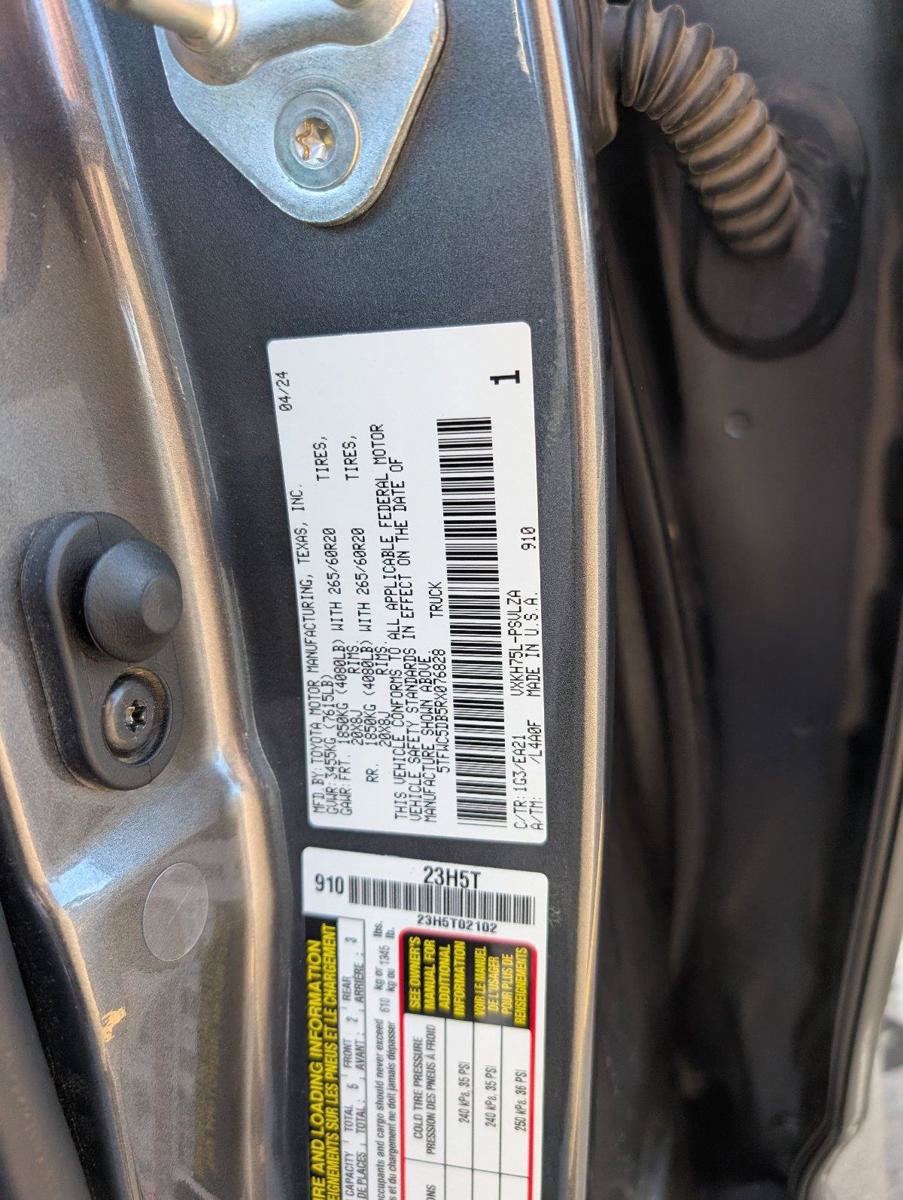 Used 2024 Toyota Tundra Limited w/ Nightshade Package AWD/4WD image 14