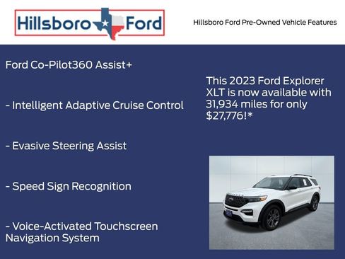 Used 2023 Ford Explorer XLT w/ Equipment Group 202A image 7