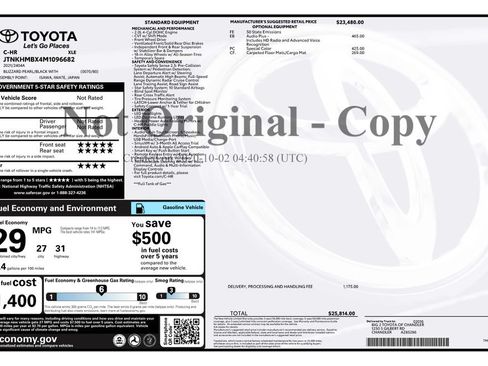 Used 2021 Toyota C-HR XLE FWD image 4