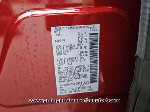 New 2026 Nissan Pathfinder SV image 7