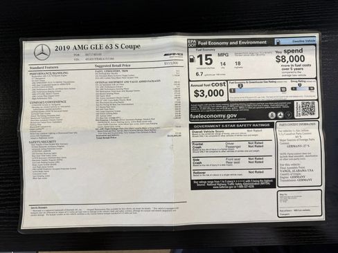 Used 2019 Mercedes-Benz GLE 63 AMG S image 2