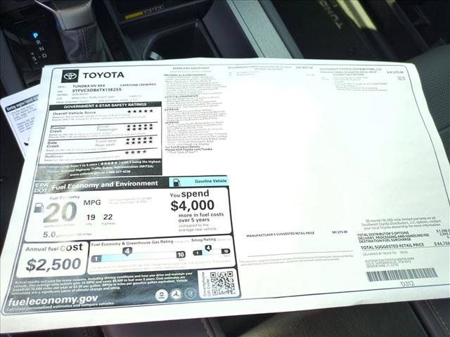 New 2026 Toyota Tundra Capstone AWD/4WD image 17