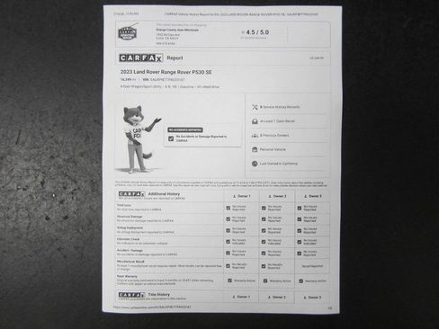 Used 2023 Land Rover Range Rover SE AWD/4WD image 38