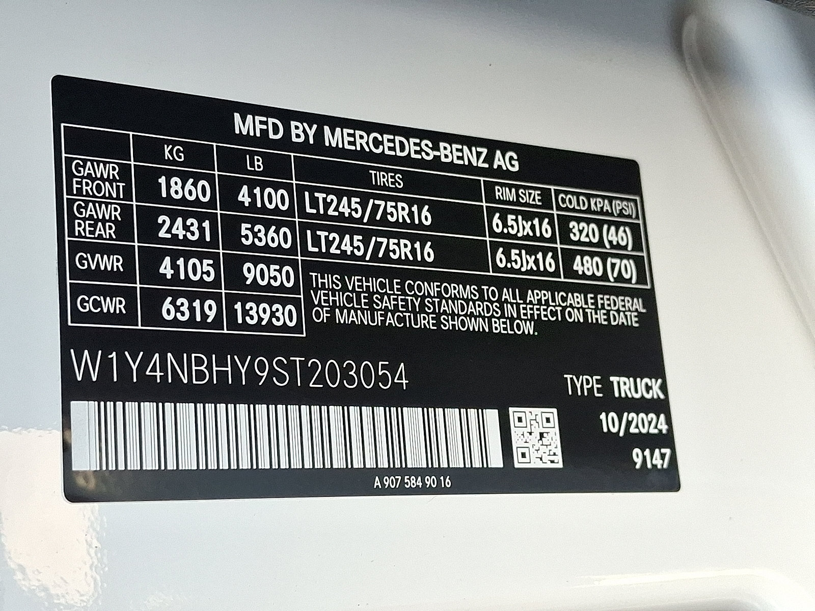 New 2025 Mercedes-Benz Sprinter 2500 image 20