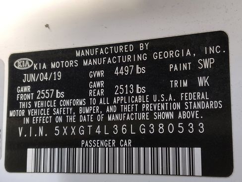 Used 2020 Kia Optima LX image 33