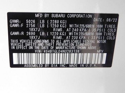 Used 2022 Subaru Outback Onyx Edition XT image 33