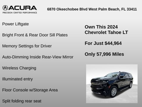 Used 2024 Chevrolet Tahoe LT AWD/4WD image 24