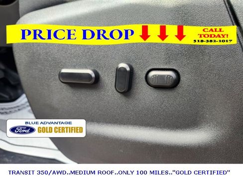 Certified 2024 Ford Transit 350 148 Medium Roof AWD w/ Upfitter Package image 11