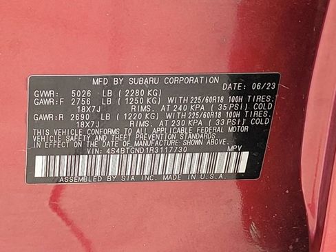 Used 2024 Subaru Outback Limited XT image 20