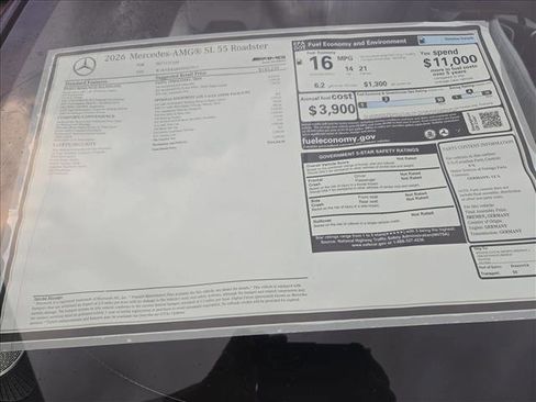 New 2026 Mercedes-Benz SL 55 AMG AMG SL 55 image 17