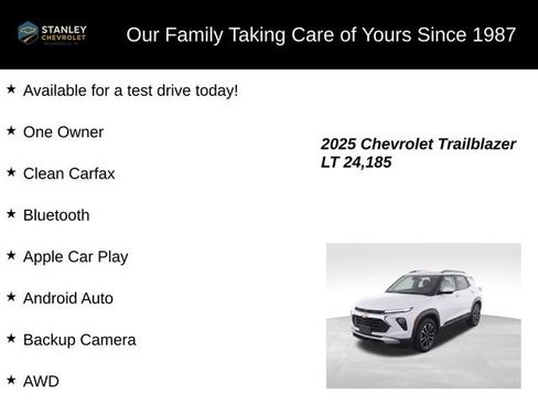 Used 2025 Chevrolet TrailBlazer LT AWD/4WD image 9