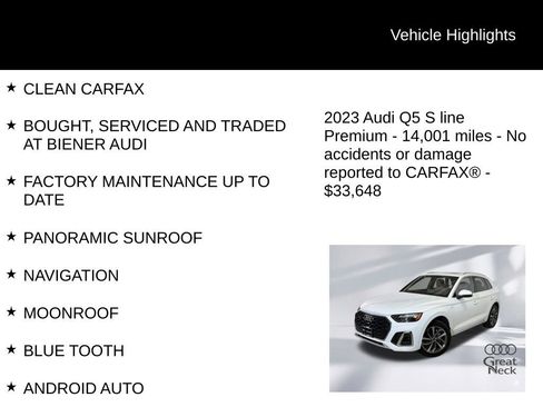 Used 2023 Audi Q5 2.0T Premium w/ Convenience Package image 9