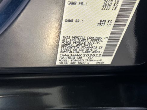 Used 2016 Nissan Altima 2.5 S w/ Power Driver Seat Package FWD image 29