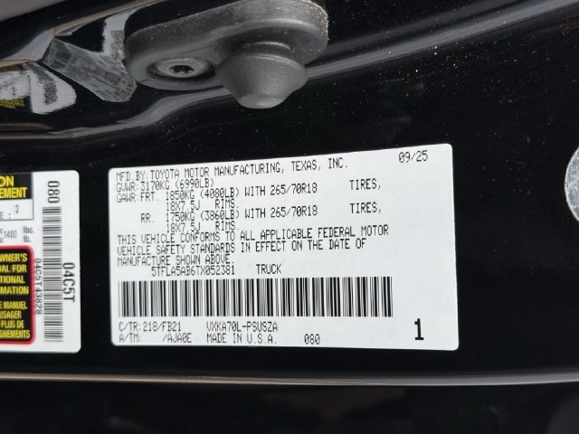 Used 2026 Toyota Tundra SR5 RWD image 35