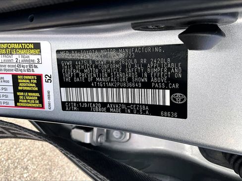 Used 2023 Toyota Camry SE FWD image 35