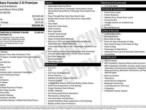 Used 2017 Subaru Forester 2.5i Premium AWD/4WD image 4