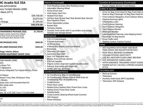 Used 2023 GMC Acadia SLE w/ Driver Convenience Package image 6