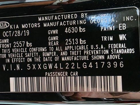 Used 2020 Kia Optima SX FWD image 40