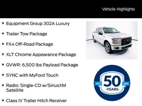 Used 2015 Ford F150 XLT w/ Equipment Group 302A Luxury image 6