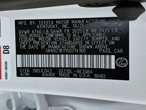 New 2025 Lexus ES 350 w/ Premium Package image 30