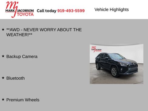 Used 2019 Toyota RAV4 XLE Premium w/ All Weather Liner Package AWD/4WD image 5