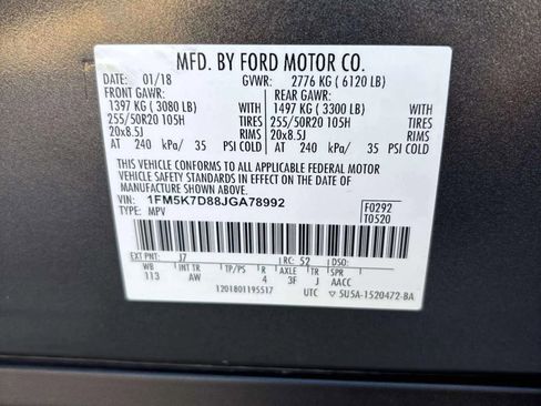 Used 2018 Ford Explorer XLT w/ Equipment Group 202A image 21