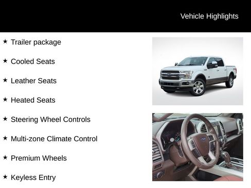 Used 2020 Ford F150 King Ranch w/ Equipment Group 601A Luxury image 26