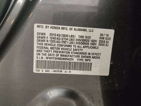 Used 2016 Honda Pilot Touring image 33