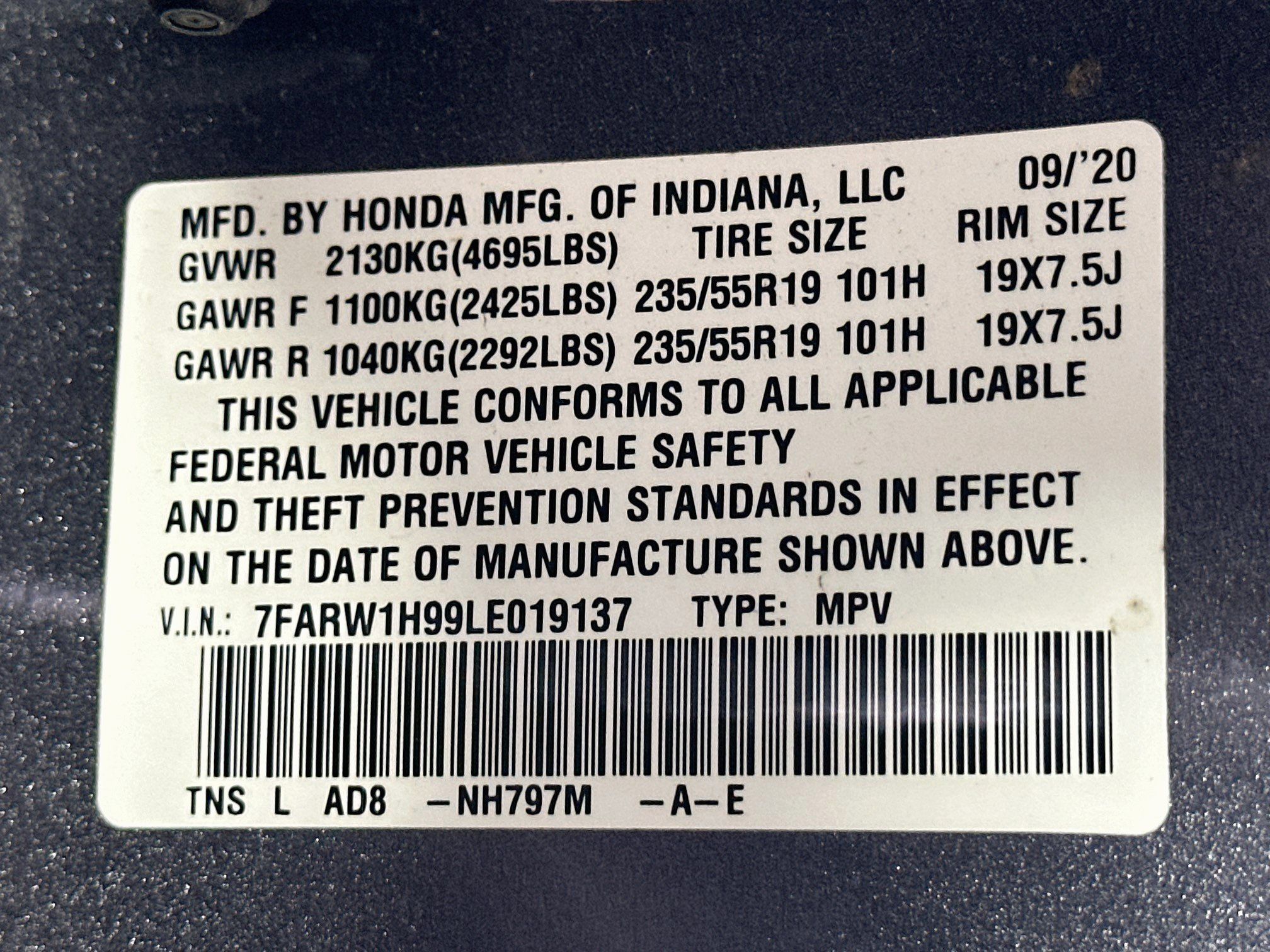 Used 2020 Honda CR-V Touring image 12