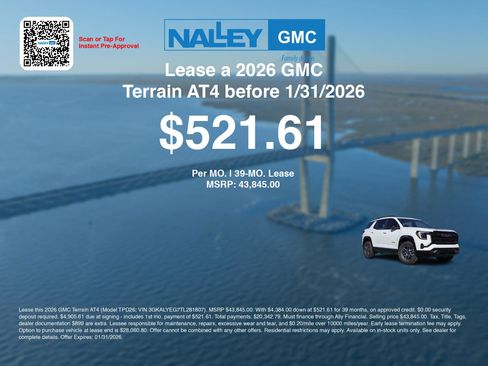 New 2026 GMC Terrain AT4 w/ Convenience Package III image 3