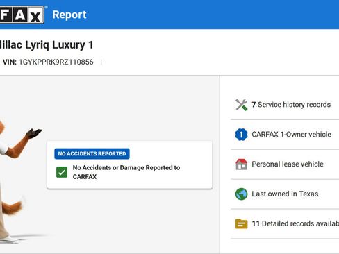 Used 2024 Cadillac Lyriq Luxury w/ LPO, Floor Liner Package image 11