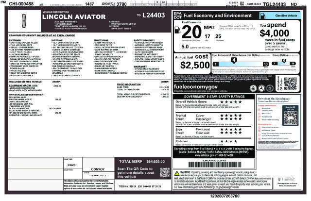 New 2026 Lincoln Aviator AWD image 25