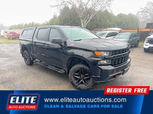 Used 2021 Chevrolet Silverado 1500 Custom Trail Boss w/ Safety Confidence Package AWD/4WD image 1