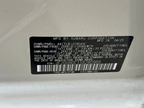 Certified 2025 Subaru Crosstrek 2.0i Premium AWD/4WD image 28