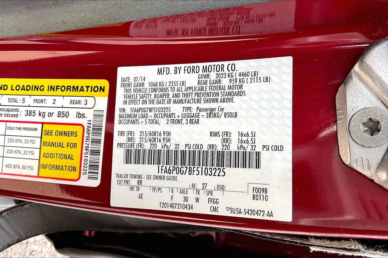 Used 2015 Ford Fusion S FWD image 36