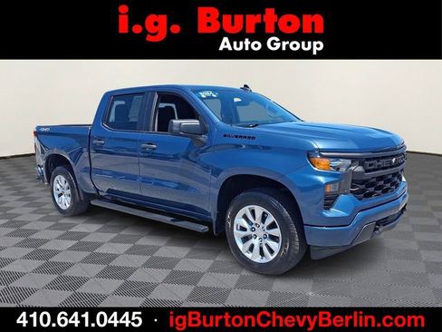 Used 2024 Chevrolet Silverado 1500 Custom w/ LPO, Dark Essentials Package AWD/4WD image 1