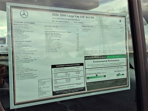 New 2026 Mercedes-Benz Sprinter 3500 image 23