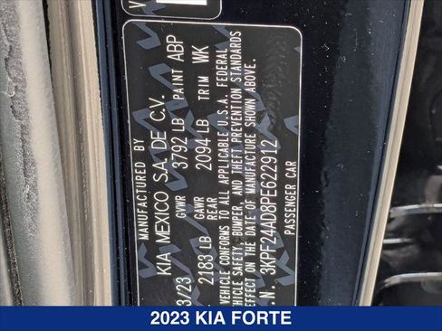 Used 2023 Kia Forte LXS FWD image 24