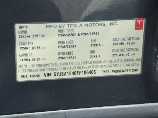 Used 2015 Tesla Model S P90D AWD/4WD image 38