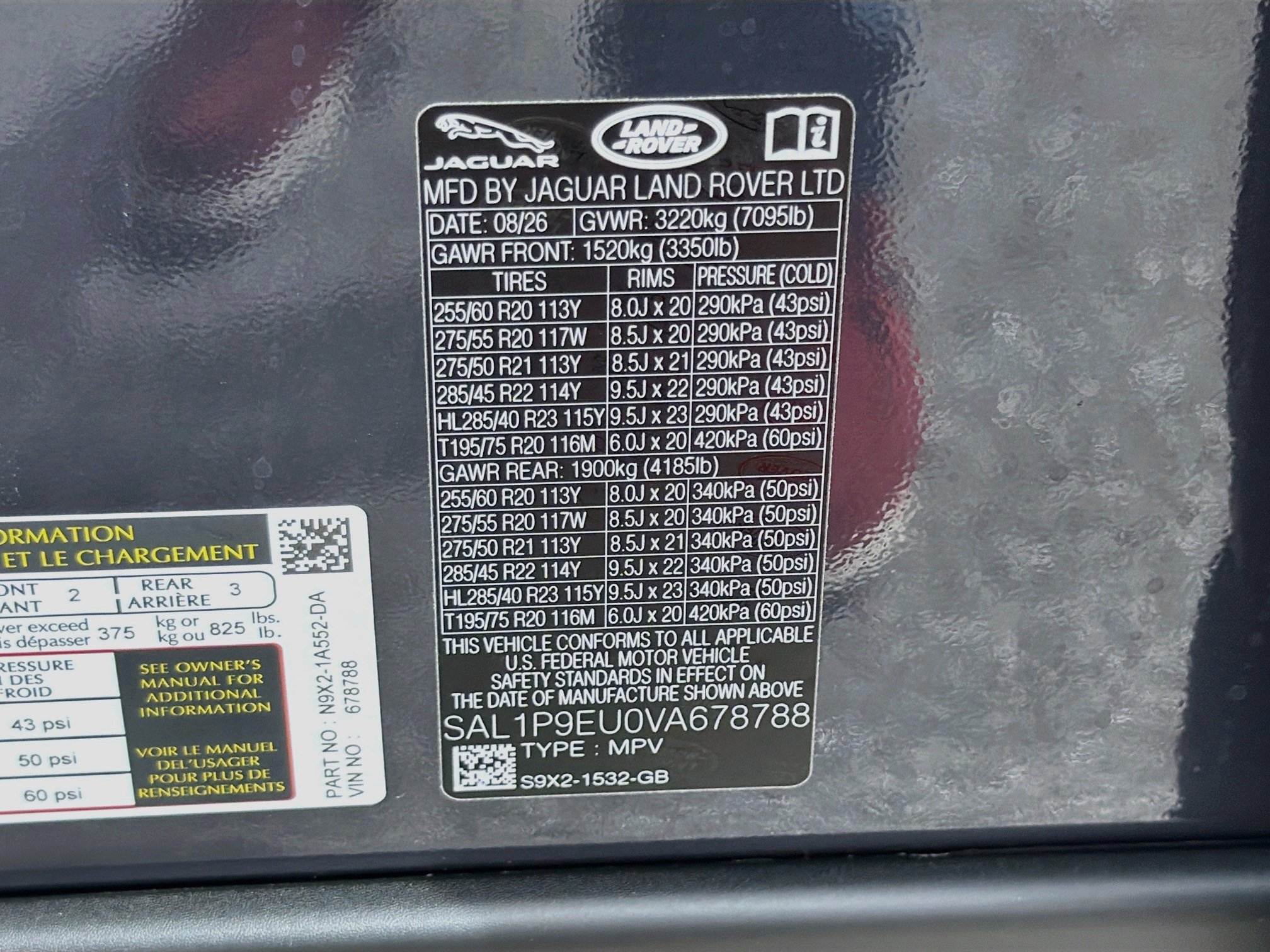 New 2027 Land Rover Range Rover Sport SE AWD/4WD image 44