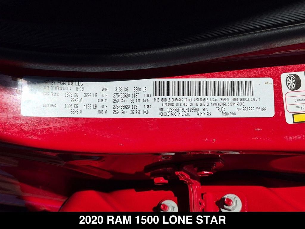 Used 2020 RAM 1500 Lone Star RWD image 24
