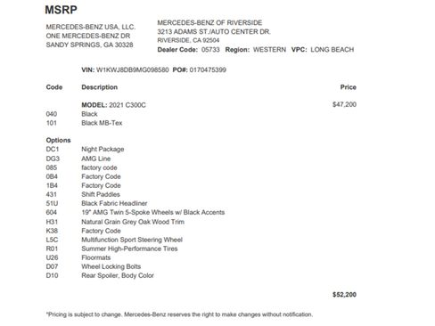 Certified 2021 Mercedes-Benz C 300 Coupe w/ AMG Line image 26