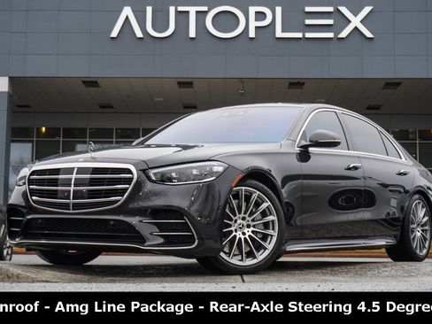 Used 2021 Mercedes-Benz S 580 4MATIC Sedan w/ AMG Line image 1