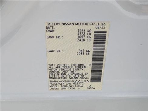 Used 2022 Nissan Altima 2.5 SR FWD image 23