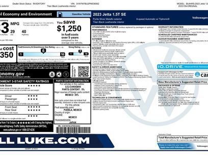 Used 2023 Volkswagen Jetta SE w/ Panoramic Sunroof Package