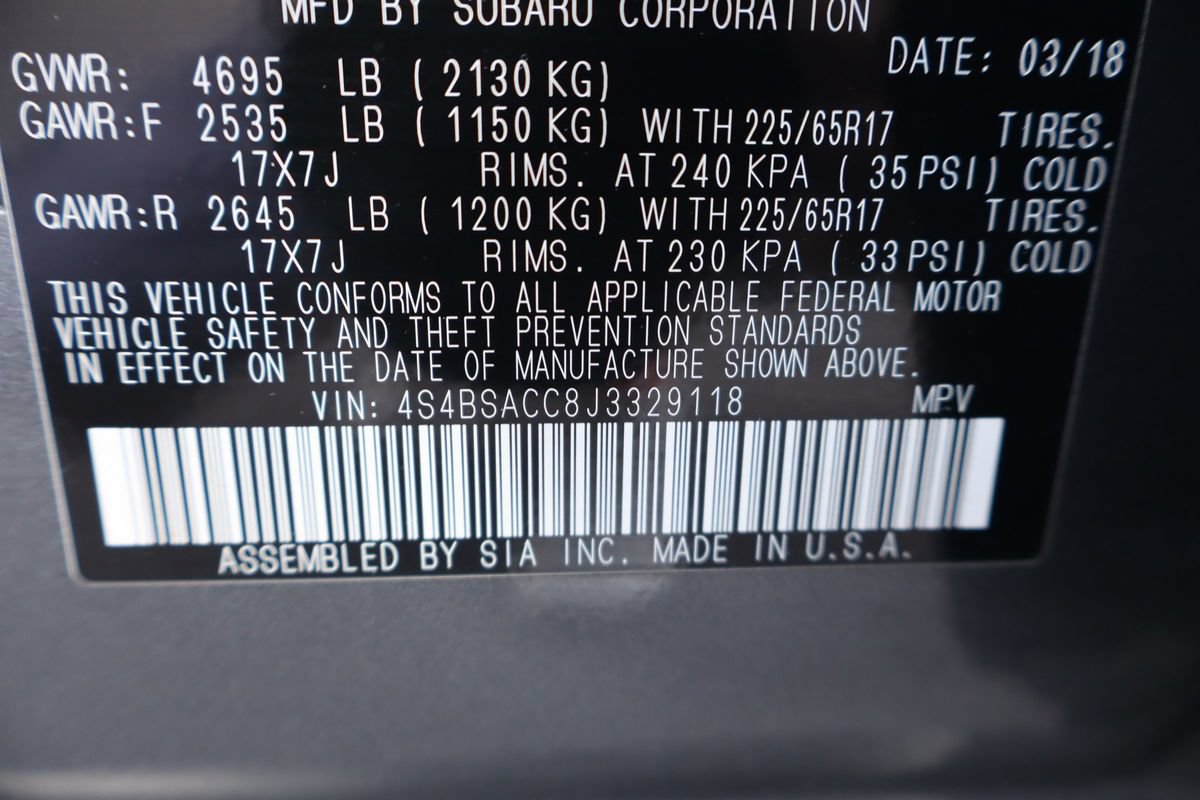 Used 2018 Subaru Outback 2.5i Premium AWD/4WD image 46