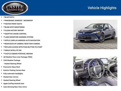 Used 2021 Toyota Camry XLE FWD image 3